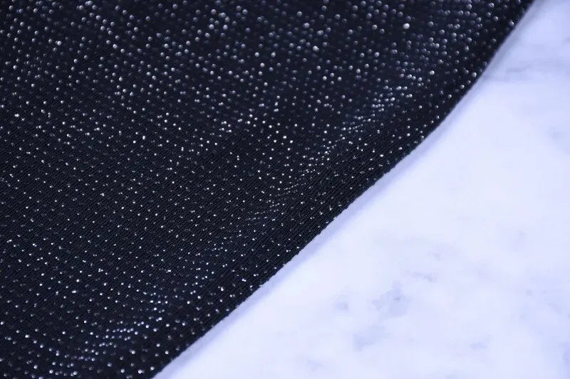 Black Midi Dress Long Sleeve Party Evening Streetwear