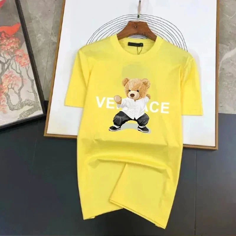 Y2K Letter Printing Casual T-Shirt for Women Summer Short Sleeve Fashion Top