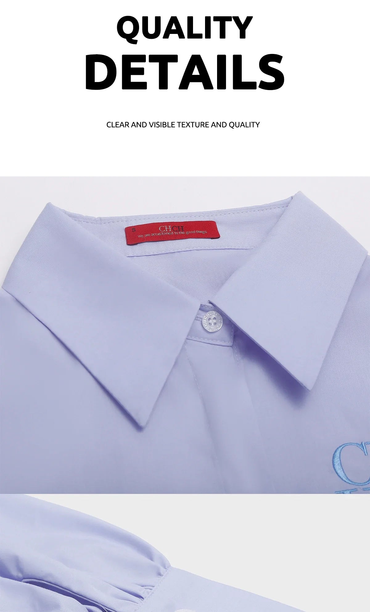 Women Embroidered Elegant Lantern Sleeve Blouse Casual Long Sleeve Office Shirt Fashionable Commuting Top