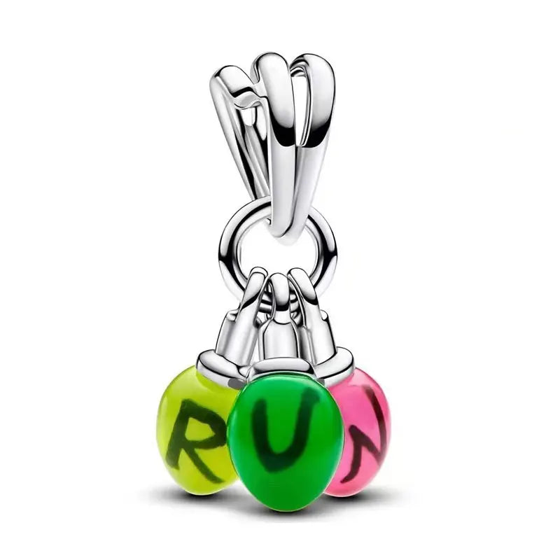 925 Sterling Silver Disney Pendant Beads for DIY Bracelets Perfect Women's Fashion Gift