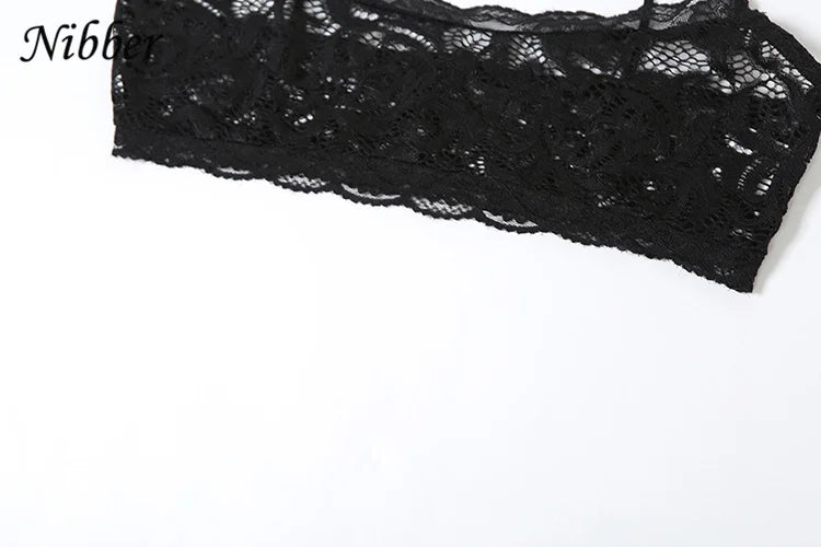 Sexy Mesh Two Piece Set for Women Hipster Mini Camisole and Stretch Skirt Nightclub Party Outfit