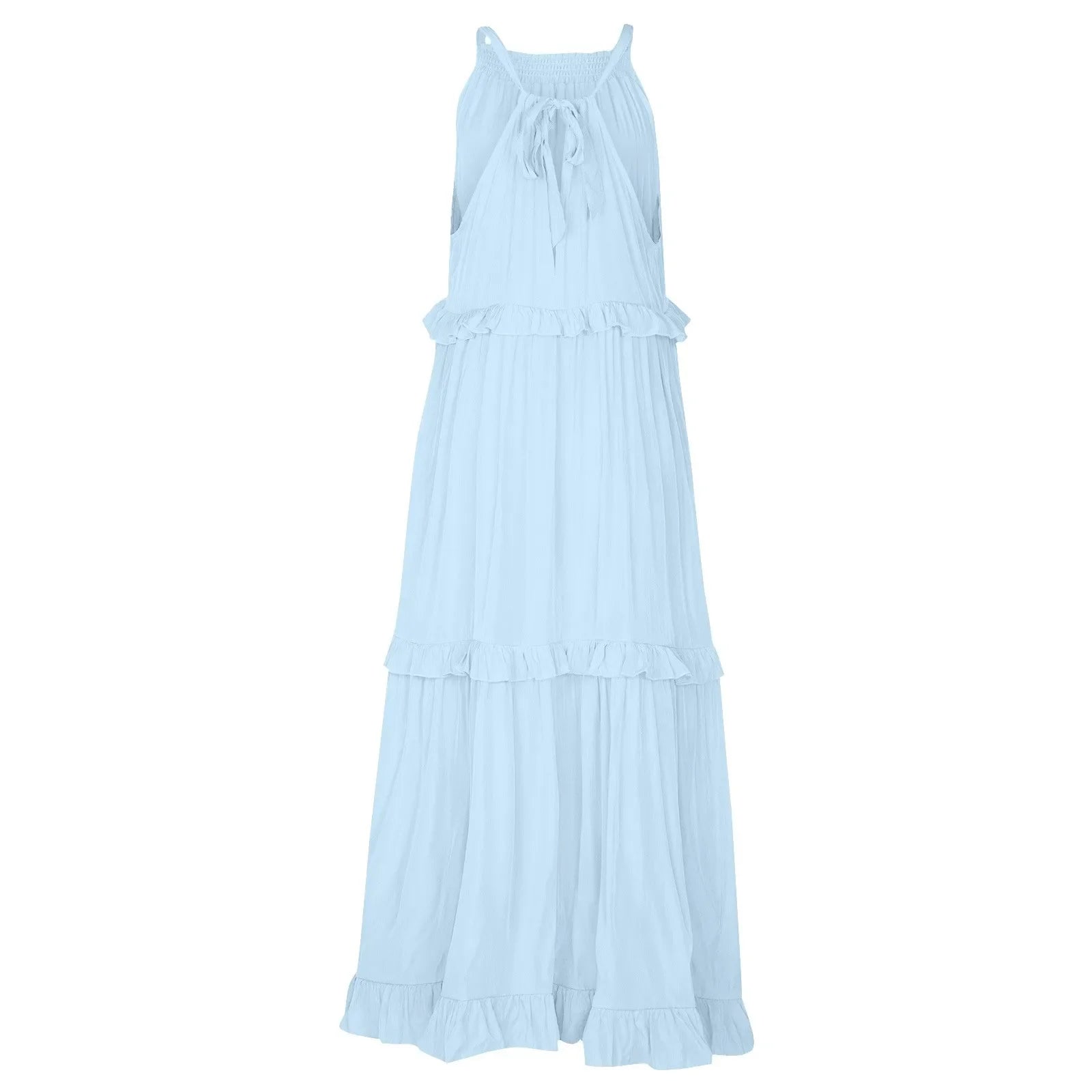 Women Summer Maxi Dress Lightweight Beach Swing Dress