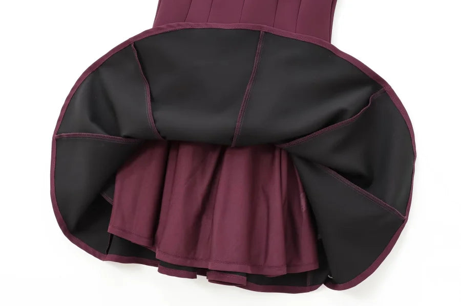 Little Black Dress Elegant Sleeveless Boat Neck Swing Dress