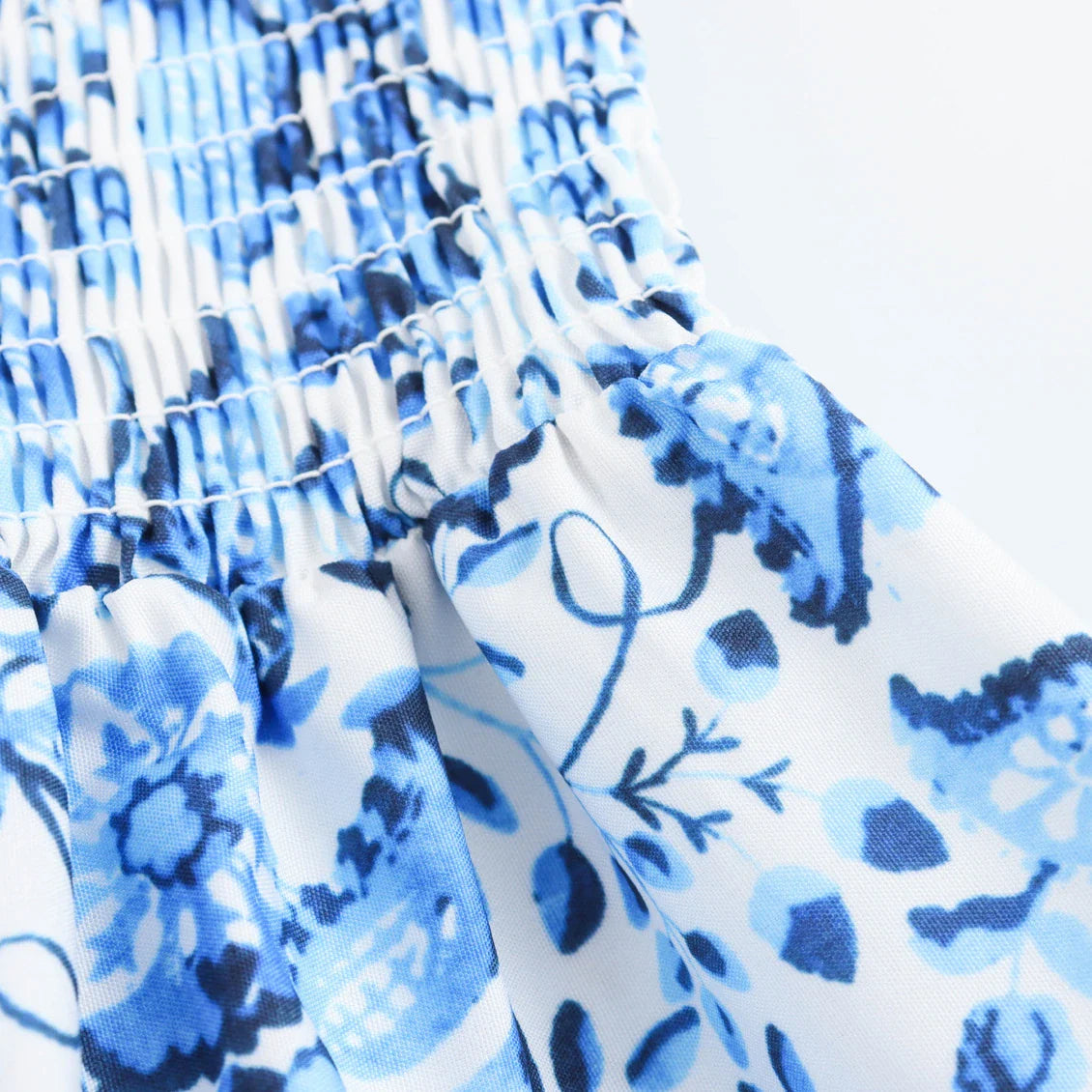 Off Shoulder Floral Print Long Vest Dress For Women