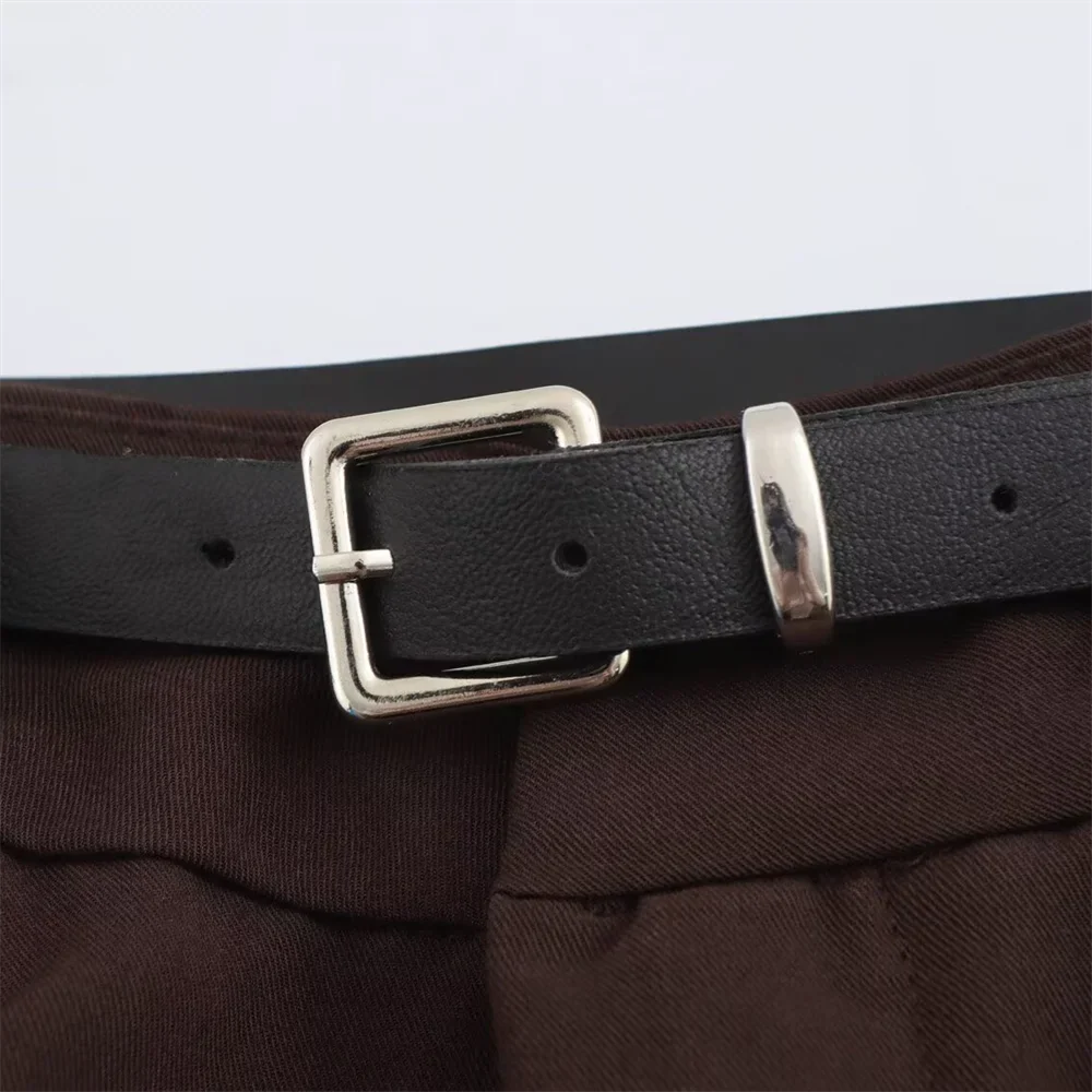 Women's Casual Slim Fit Striped Vest and Pants Set for Versatile Autumn Fashion