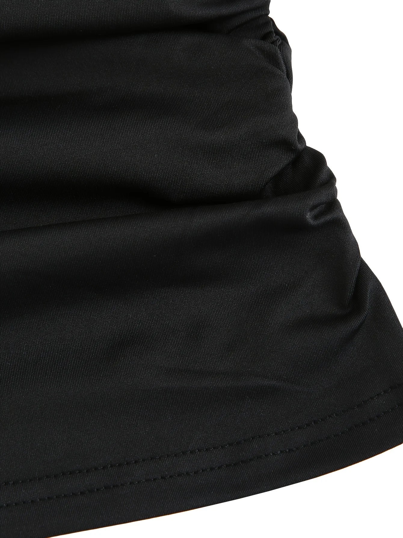 Butterfly Lace Cross Vest and Drawstring Wide-Leg Trousers Two-Piece Suit