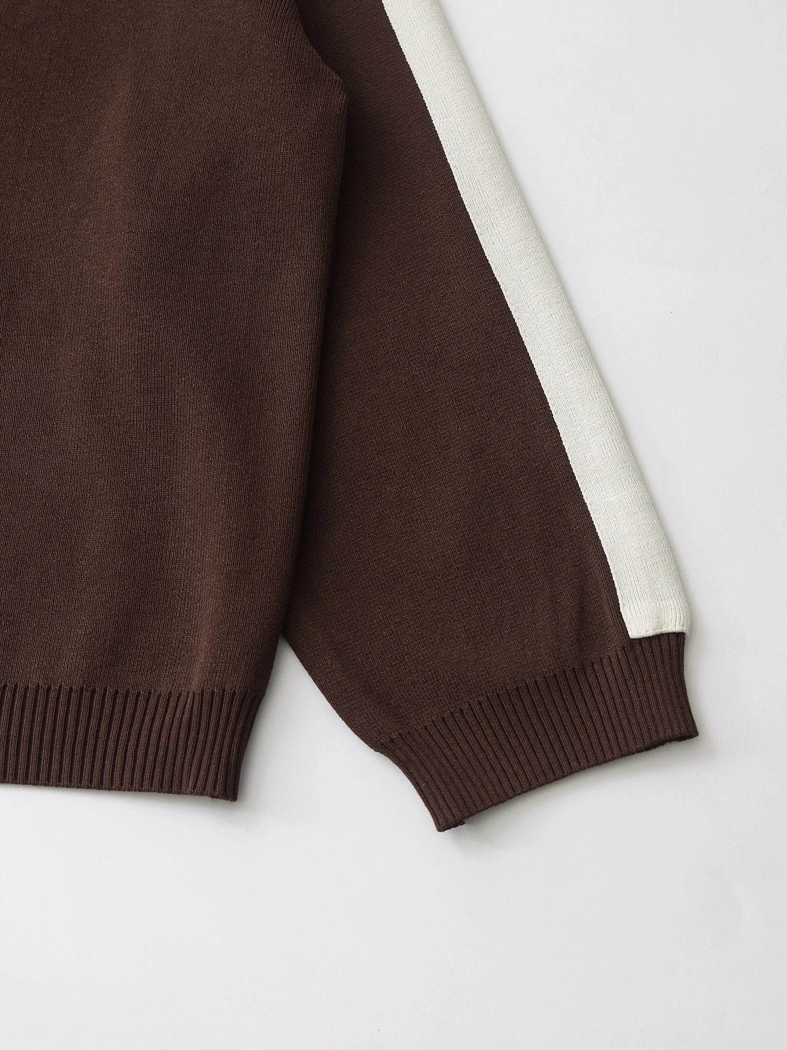 Elegant Women's Knit Sweatshirt and Drawstring Trousers Set with Hooded Zipper