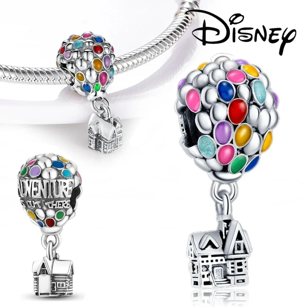 Disney Stitch Minnie Mouse Dangle Charms for Pandora Bracelets Silver Jewelry Making