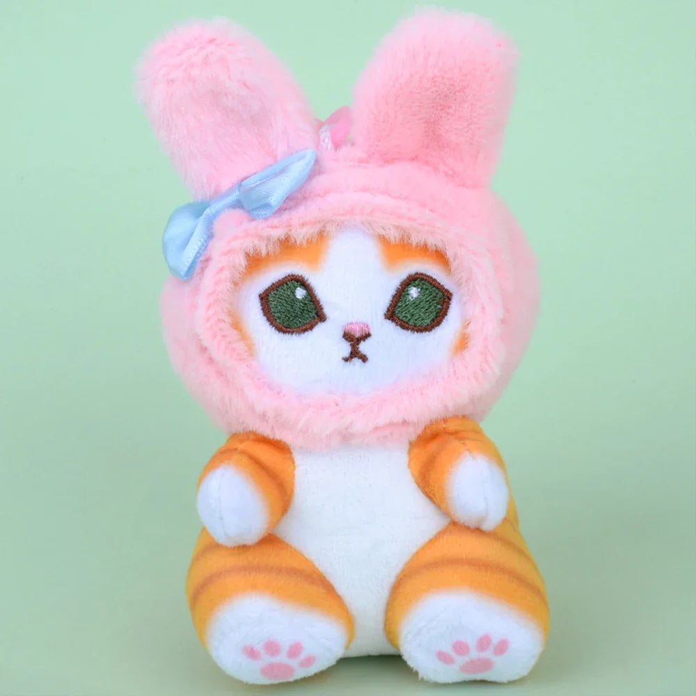 Japanese Cute Cartoon Plush Toy Bag With Cat Doll Heart Gift