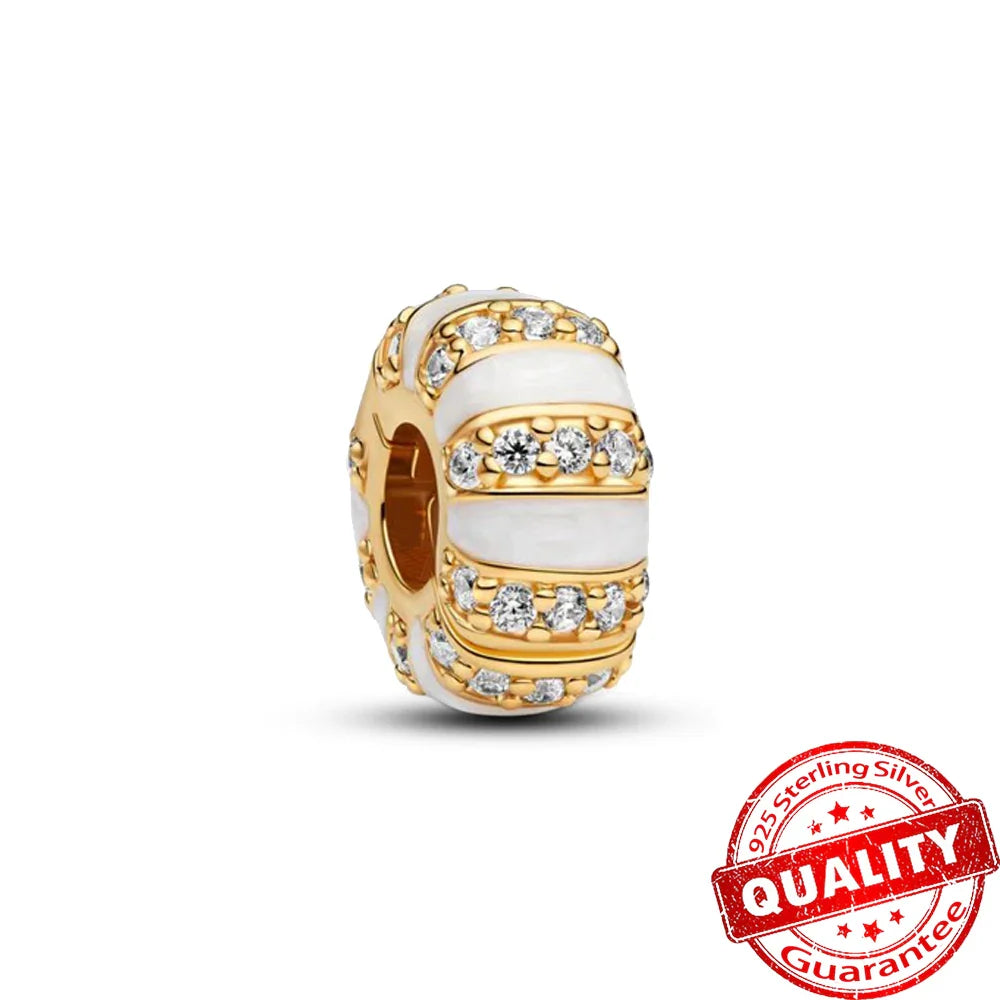 925 Sterling Silver Love Heart Envelope Rose Pendant with Crystal Ball for DIY Bracelet and Necklace Jewelry Gifts