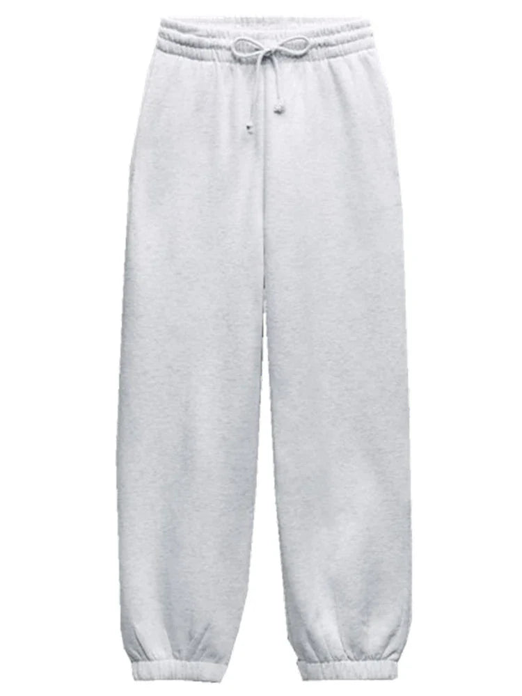 Women's Casual Sweater Pants Suit for Fall and Winter Elegant Sportswear Set