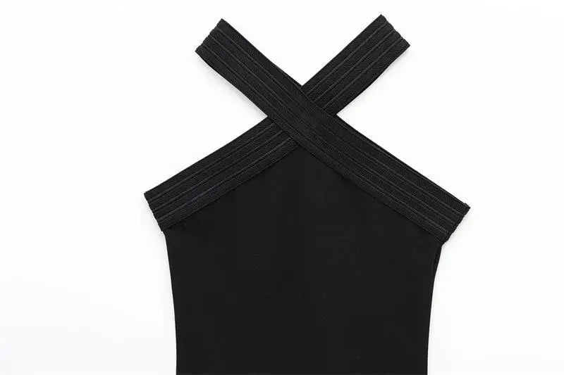 Womens Tube Top Dress Elastic Neck Bodycon Summer Chic