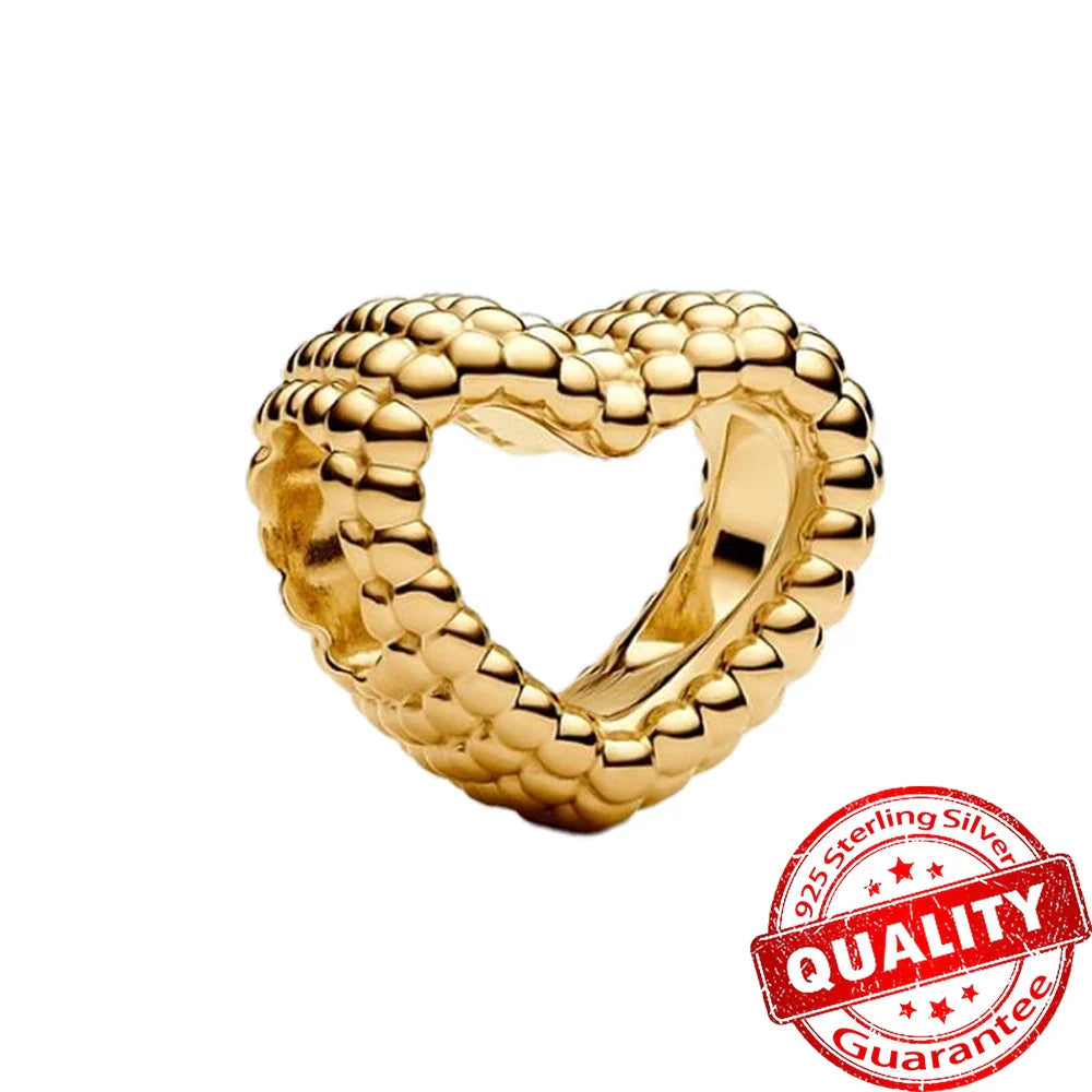 925 Sterling Silver Love Heart Envelope Rose Pendant with Crystal Ball for DIY Bracelet and Necklace Jewelry Gifts