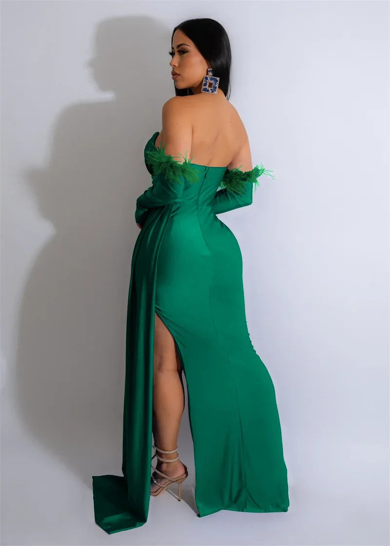 Off Shoulder Mermaid Evening Dress For Formal Party Guest