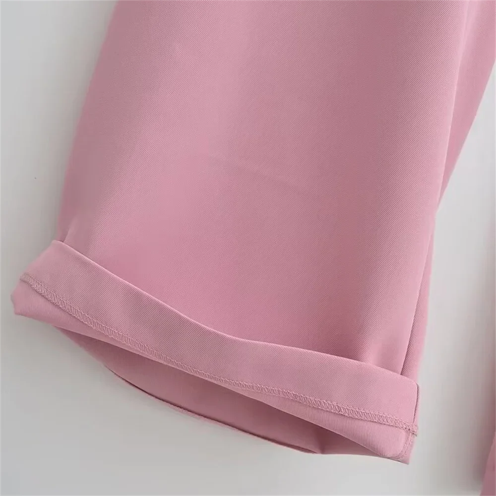 Fashionable Women's Two-Piece Suit Set with Jacket and Pants