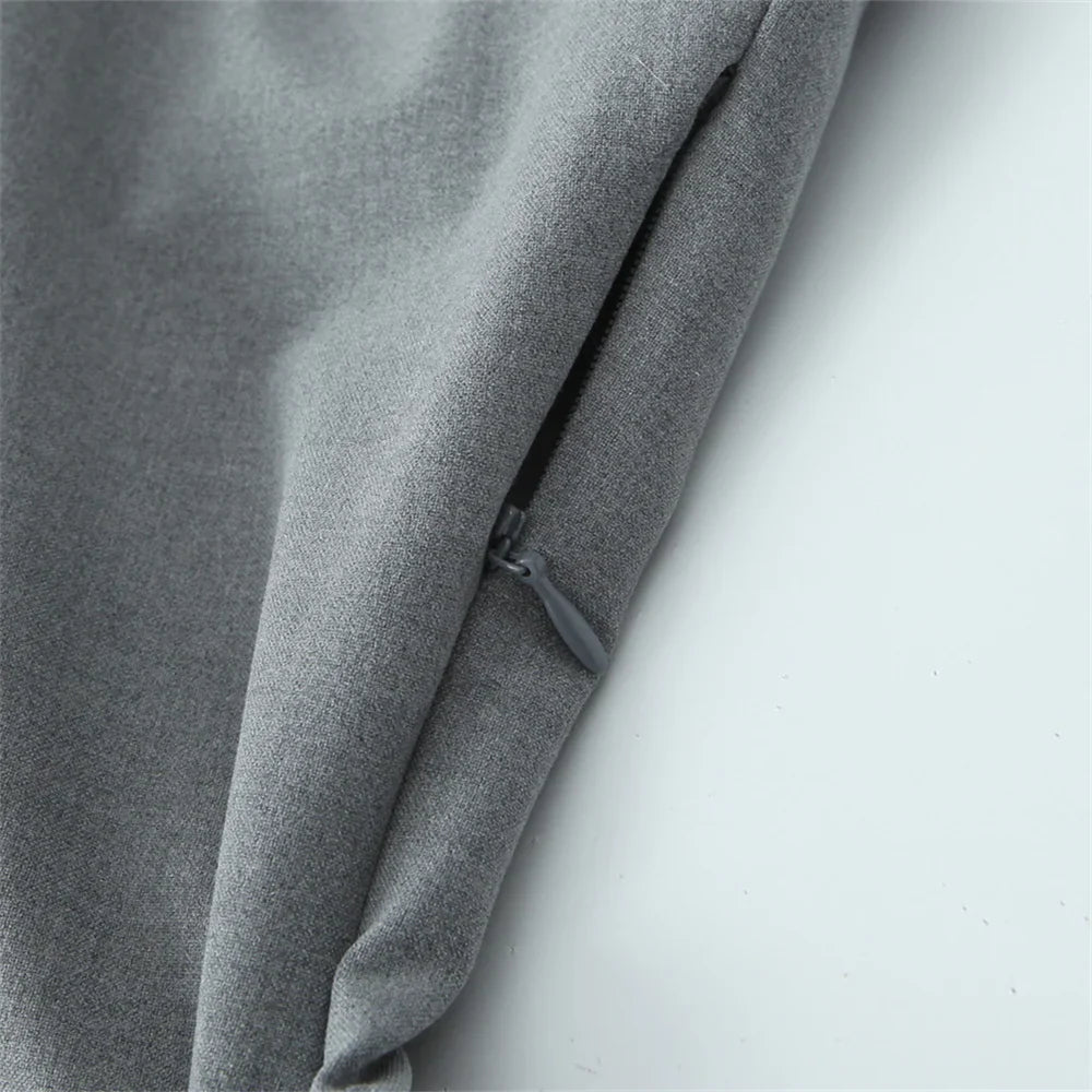 Slim Fit Round Neck Sleeveless Dress For Women Casual