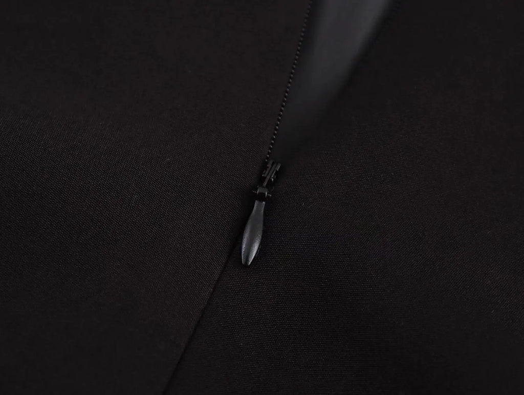 Women Faux Fur Dress Halter Neck Open Back Mini Chic