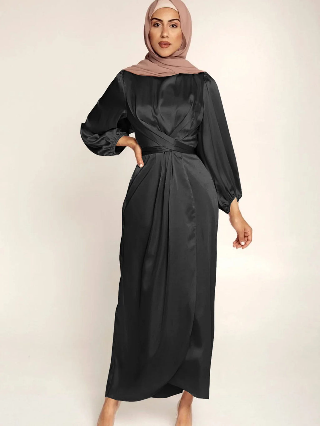 Soft Tunic Dress with Irregular Hem for Spring Women