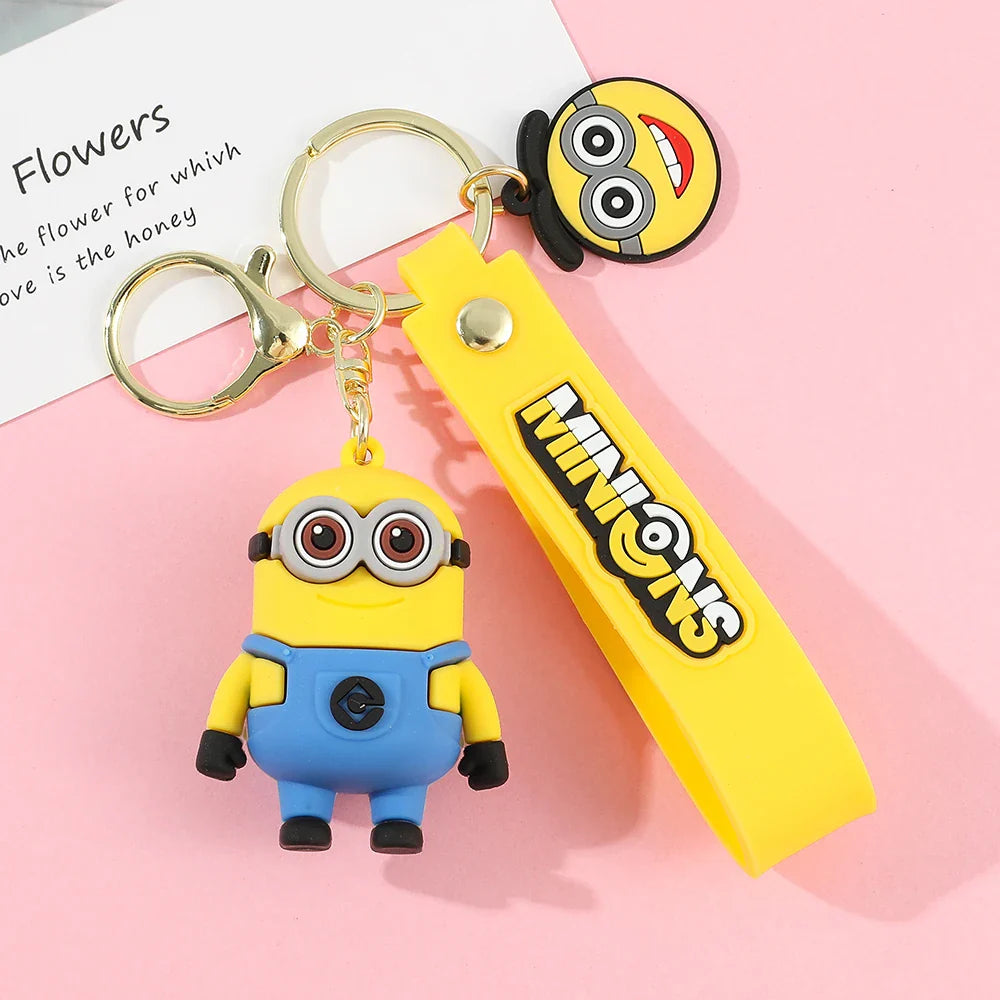 Kawaii Minions Keychain Pendant Creative Cartoon Bag Decoration Gift