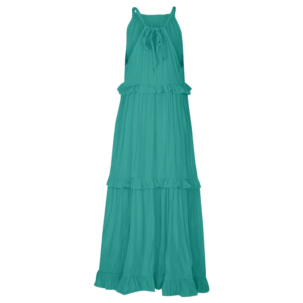 Women Summer Maxi Dress Lightweight Beach Swing Dress