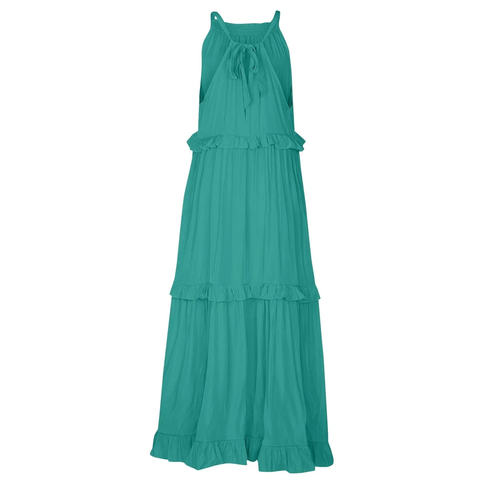 Women Summer Maxi Dress Lightweight Beach Swing Dress