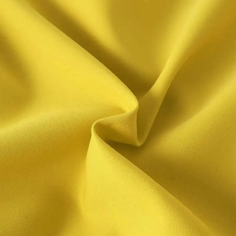 V Neck Puff Sleeve Midi Dress Solid Color Casual Wear