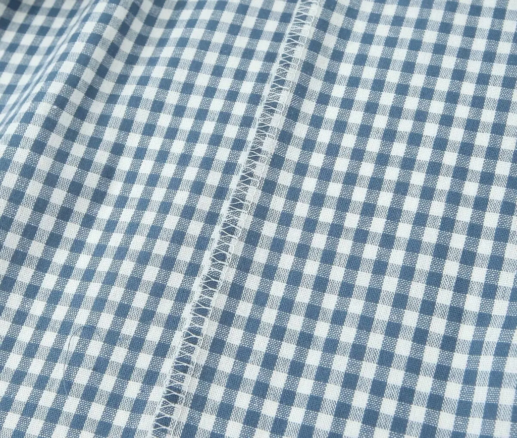 Waist Slimming Suspender Dress With Plaid Skirt Summer