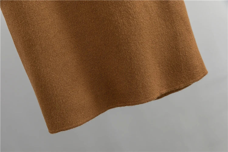 Loose Knitted Two Piece Women Casual Loungewear Sweater and Pants Set Winter Tracksuit