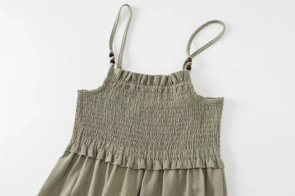 Sexy Backless Halter Dress With Honeycomb Check Pattern