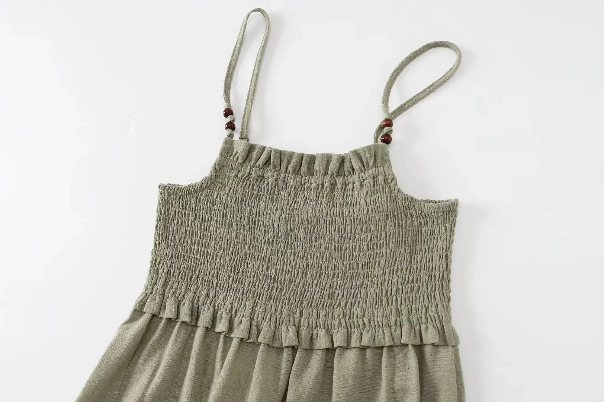 Sexy Backless Halter Dress With Honeycomb Check Pattern