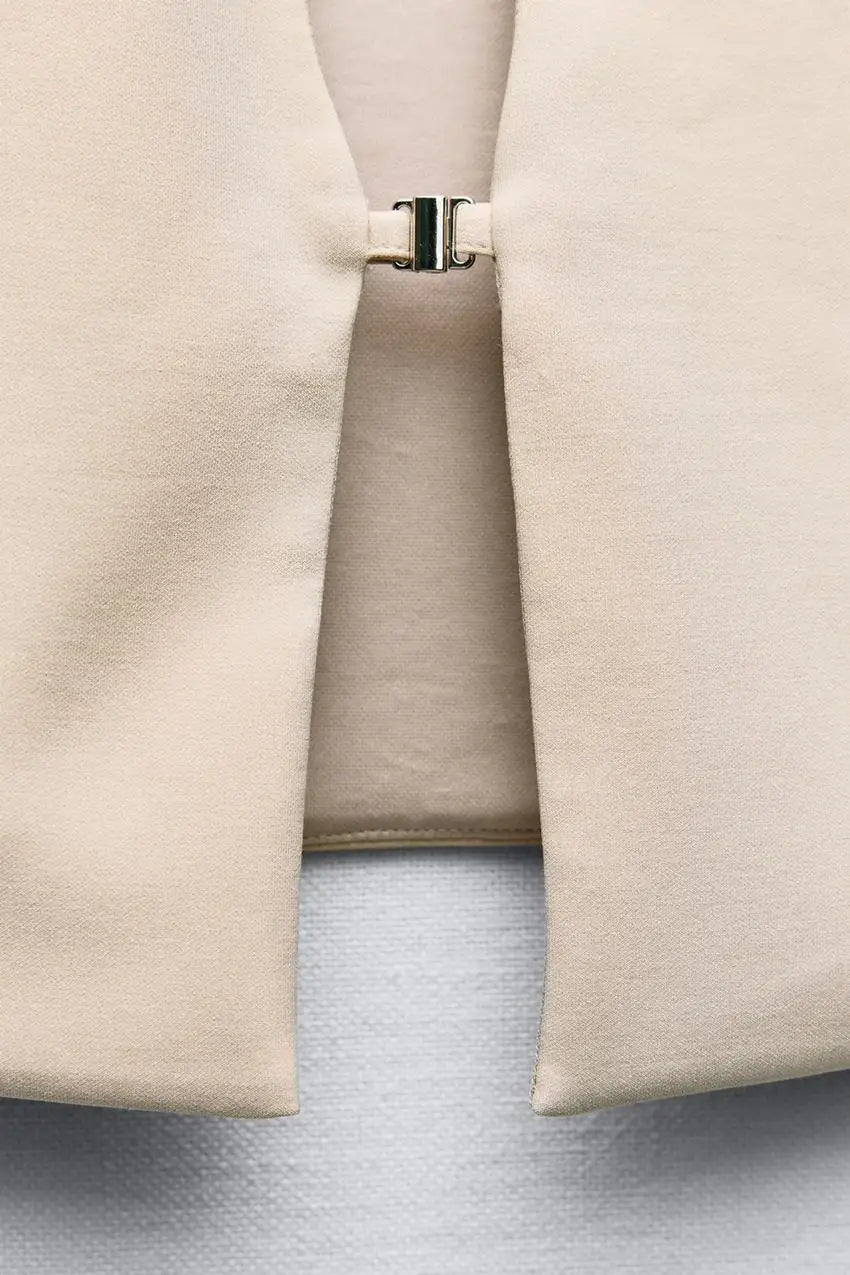 Backless Cutout Mini Dress For Women Sleeveless Style