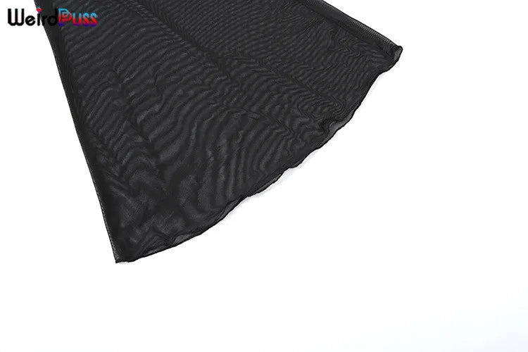 Deep V-Neck Sleeveless Backless Jumpsuit for Women Slim Fit Elastic Mesh Patchwork Skinny Stretch Flare Overalls