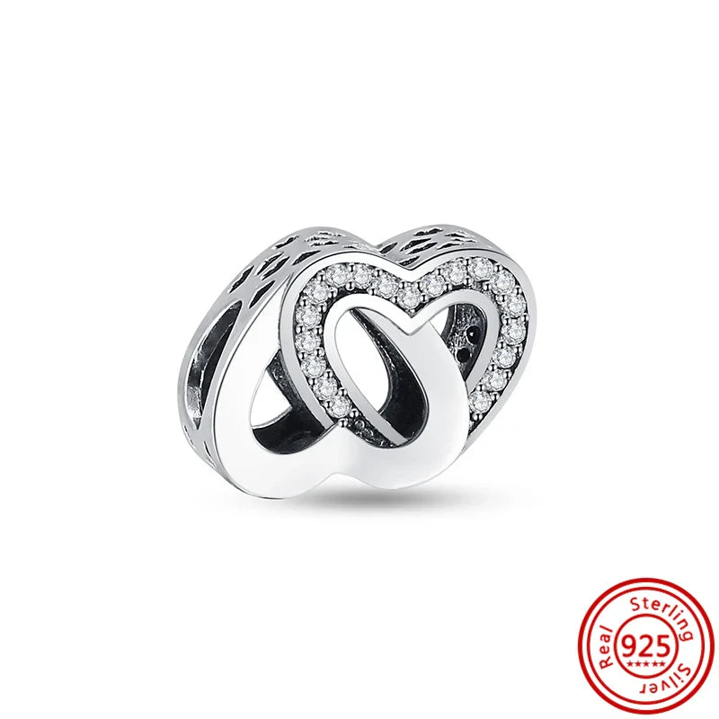 Fit Pantaro Peacock Cake Teeth Butterfly Crown S925 Silver Charms Beads Fine Jewelry for Women Gift