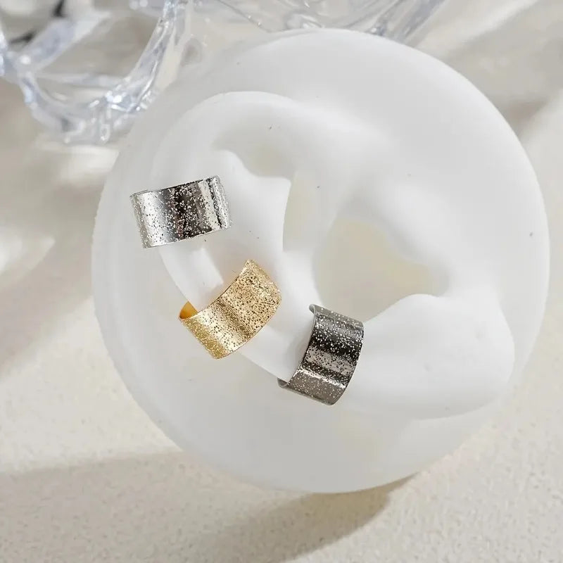 Hollow Leaf Design Clip On Earrings Set of 5 or 15 Zinc Alloy Jewelry for Women