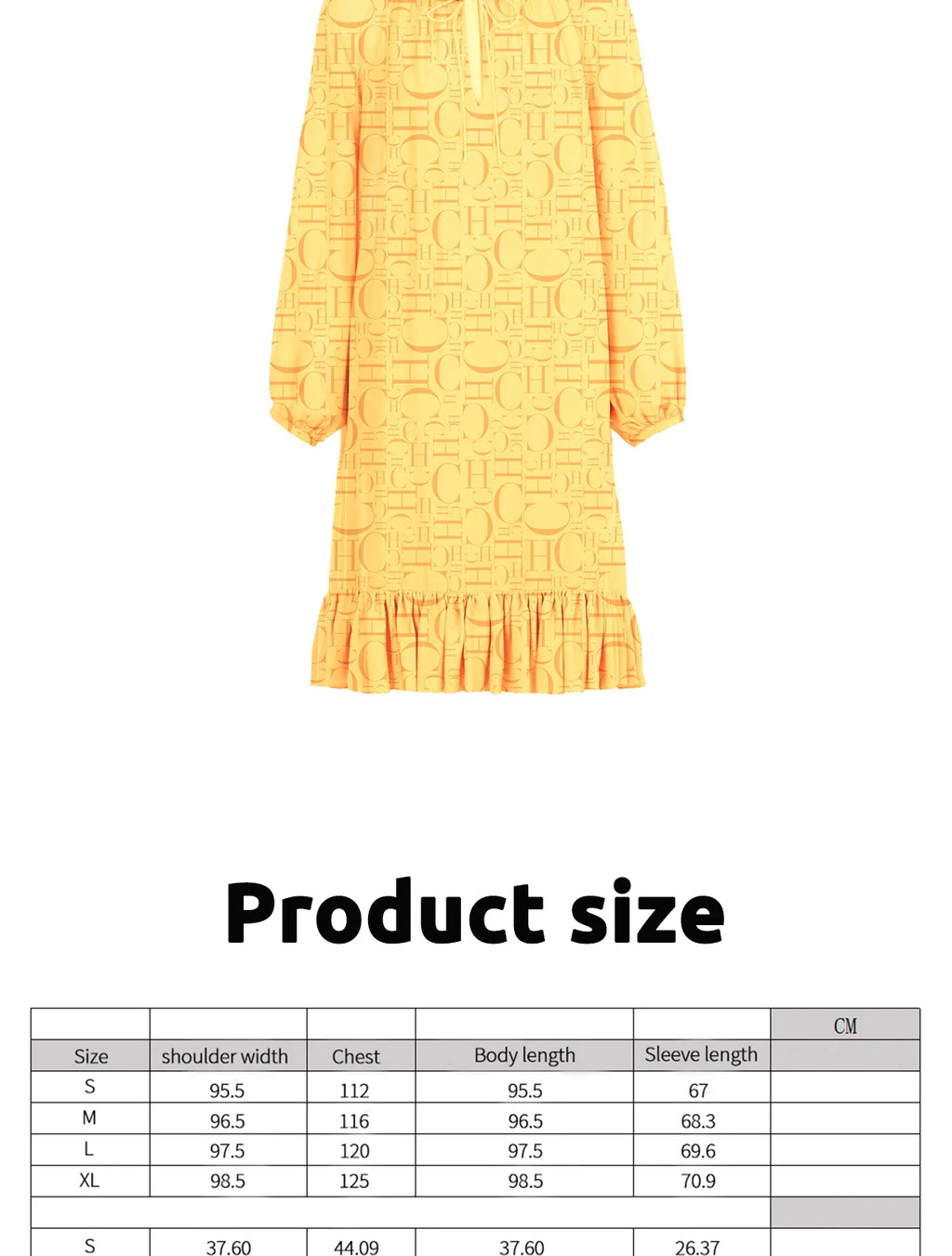 Women's Round Neck Print Dress Loose Casual Long Sleeve
