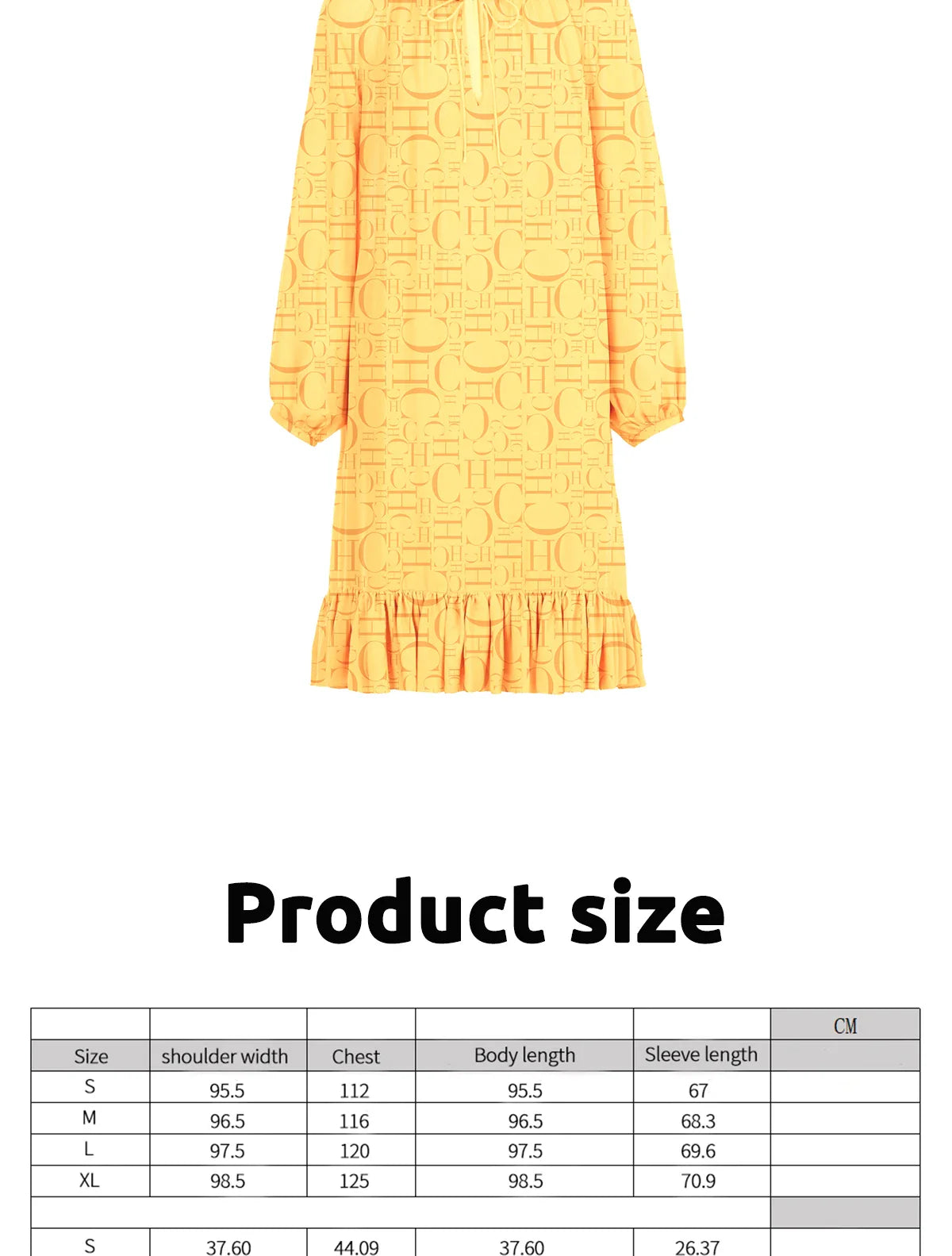 Women's Round Neck Print Dress Loose Casual Long Sleeve