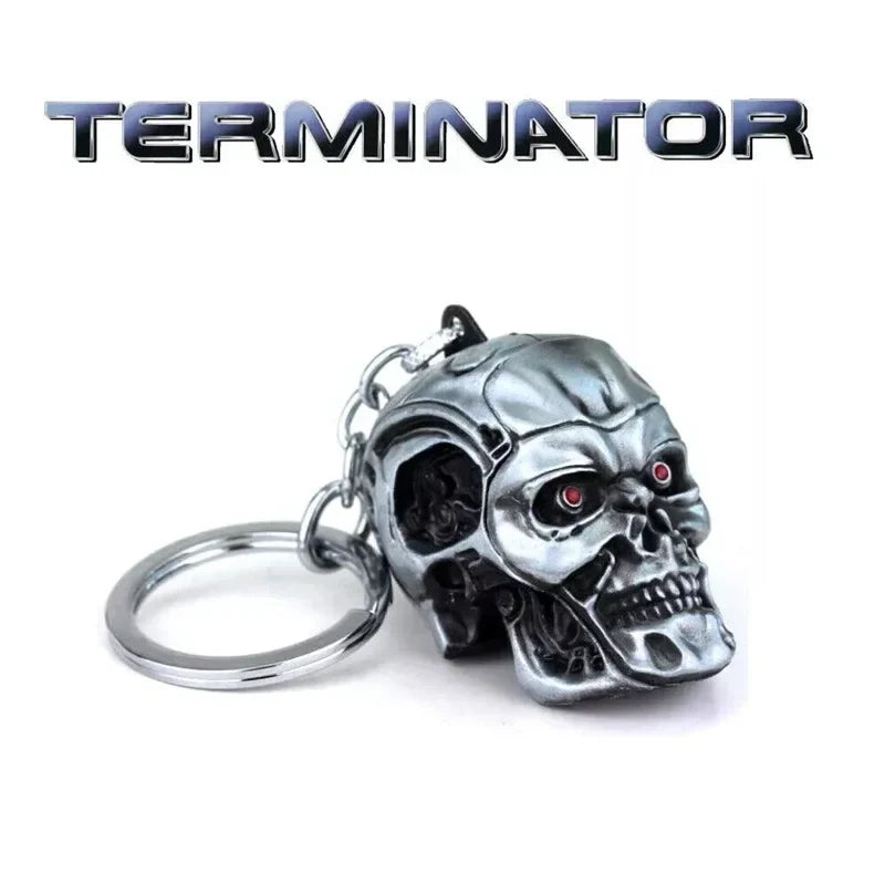 Vintage Skull Head Keychain Unisex Fashion Pendant Keyring Jewelry Car Accessory Gift