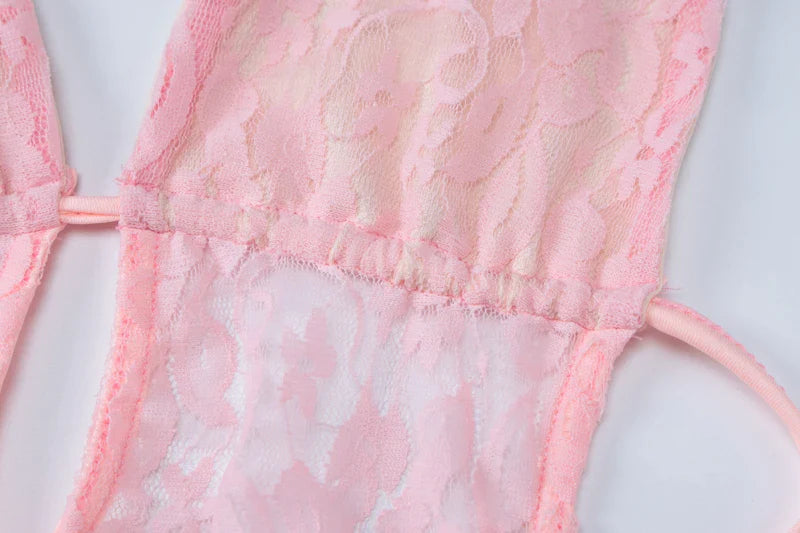 White Lace Bodycon Mini Dress For Party And Club Wear