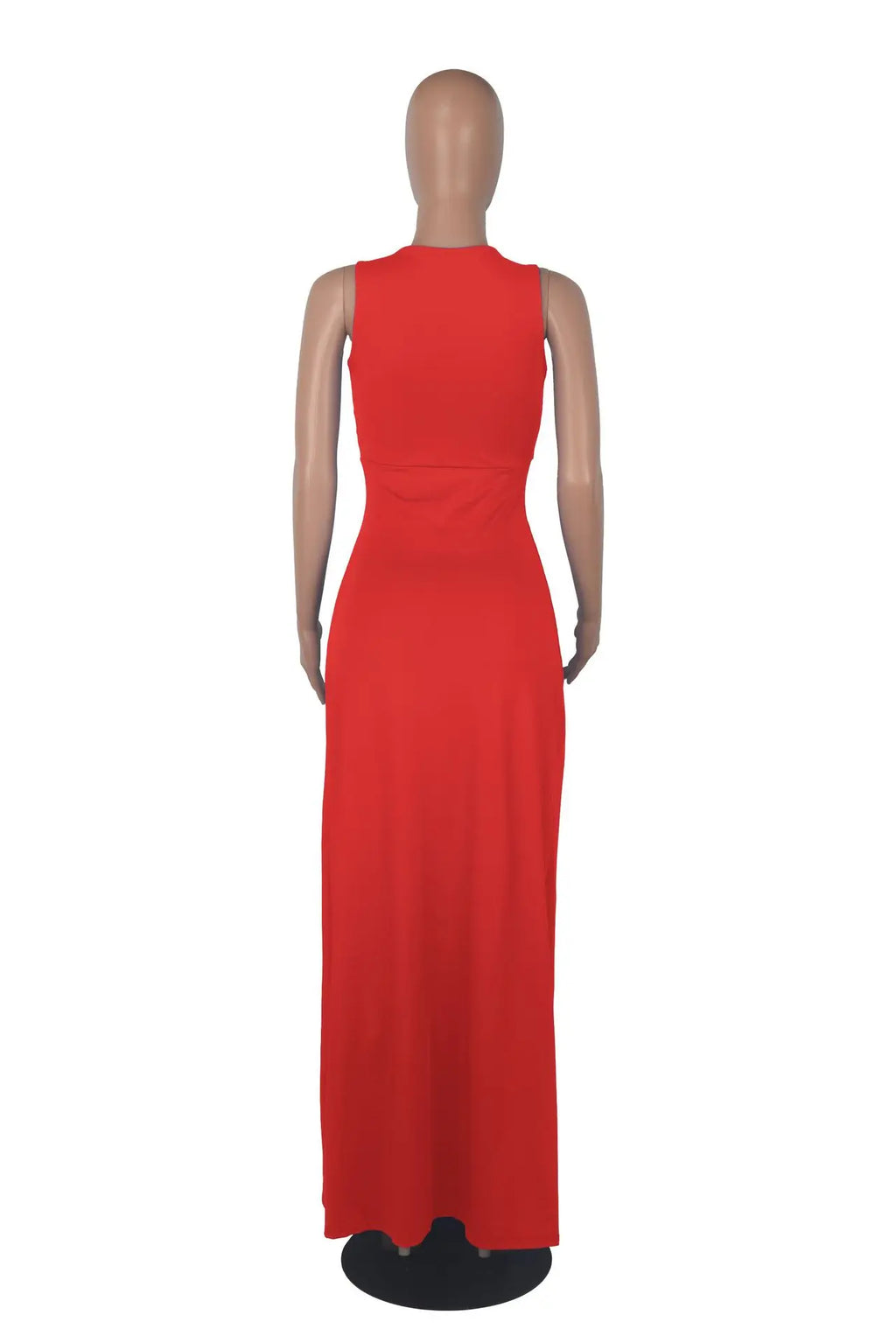 Backless V Neck Maxi Dress for Elegant Party Night