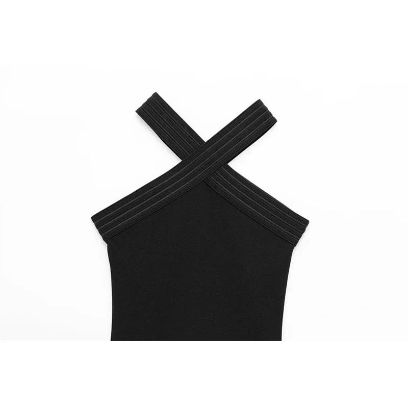 Womens Tube Top Dress Elastic Neck Bodycon Summer Chic