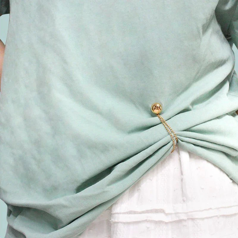 Exquisite Chain Magnetic Buckle Clip for Clothing Accessories and Scarves