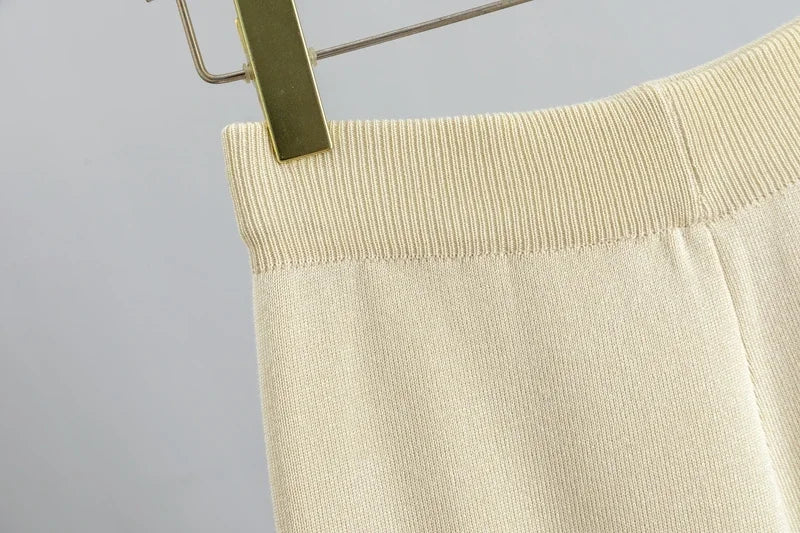 Women's 2 Piece Thick Turtleneck Sweater and Pants Set for Autumn and Winter Fashion Outfit