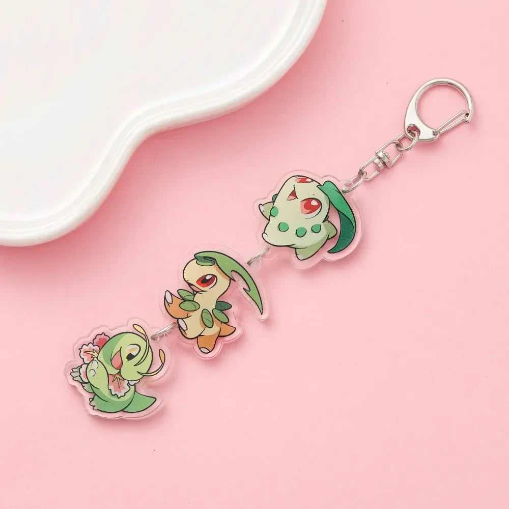 Cute Anime Acrylic Keychain Accessory Cartoon Car Bag Pendant Gift for Friends Fans
