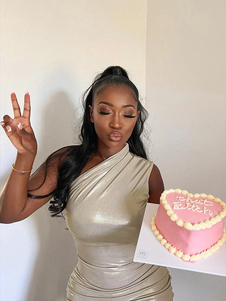 Bodycon Mini Dress For Women Party Clubwear Evening