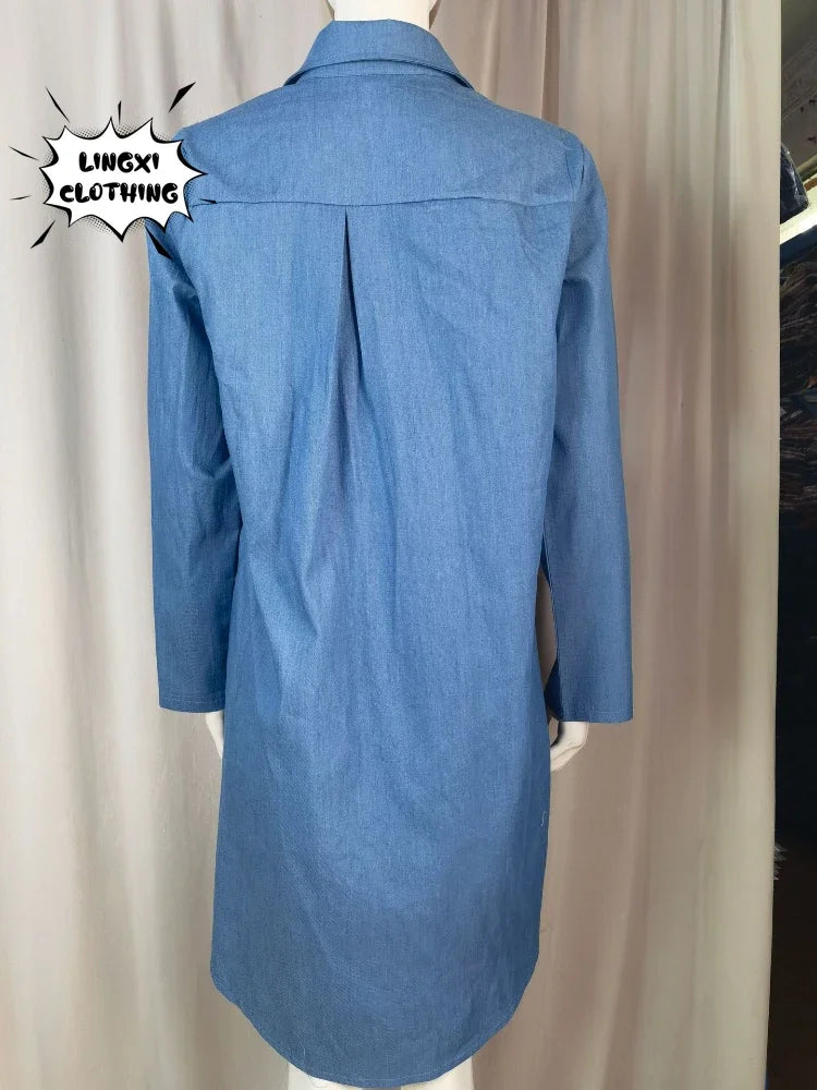 Cowboy Style Long Sleeve Black Dress For Women Retro Chic