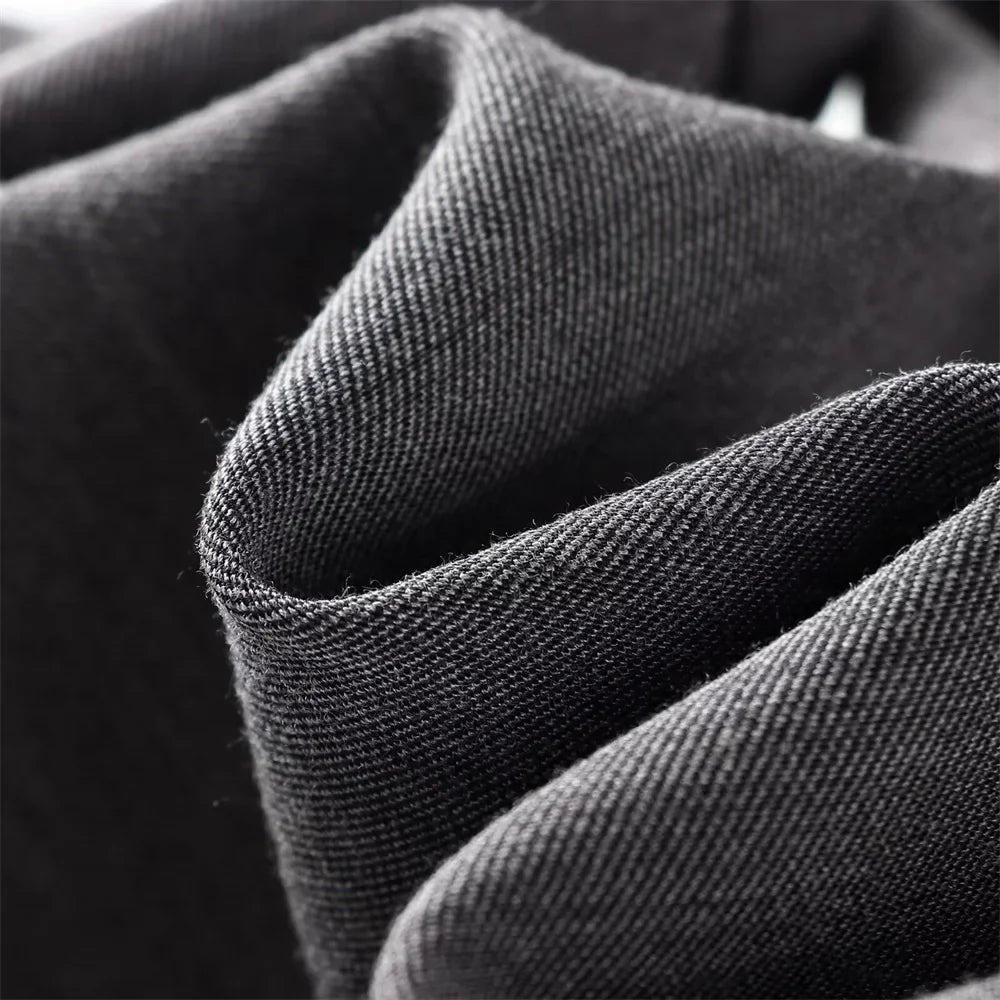 Women's Detachable Butterfly Knot Back Hanging Neck Vest with Pleated Skirt and Pants Set Spring Summer Fashion Ensemble