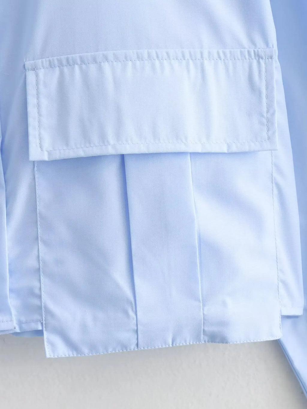 Women's Casual Long Sleeve Solid Blouse with Pockets Loose Fit Versatile Office Shirt Top