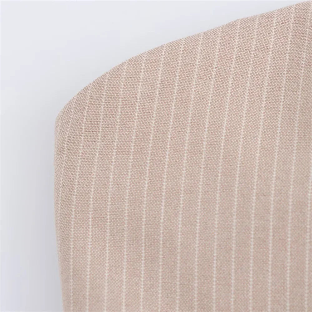 Striped Strapless Mini Dress With Folded Hem And Button