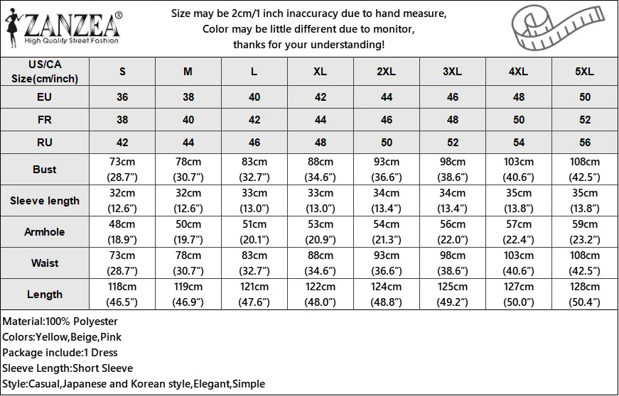 Korean Elegant Puff Sleeve A Line Dress Square Neckline