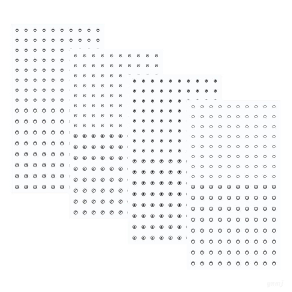 Fake Eyebrow Piercing Stick On Non Piercing Face Jewelry Set with Adhesive Lip Labret and Nose Studs